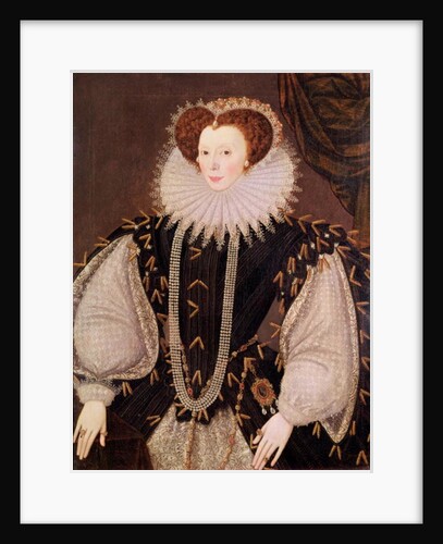 Portrait of Elizabeth Sydenham, Lady Drake, c.1585 by George Gower
