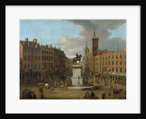 A View of Charing Cross and Northumberland House, 1746 by Joseph Nickolls