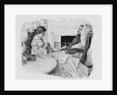 A Soldier Convalescing at Home by Howard Pyle (after)