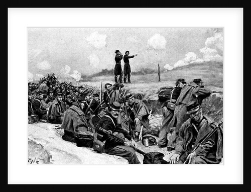 They Awaited the Order to Charge by Howard Pyle (after)