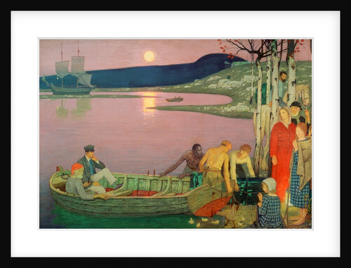 The Call of the Sea, 1925 by Frederick Cayley Robinson