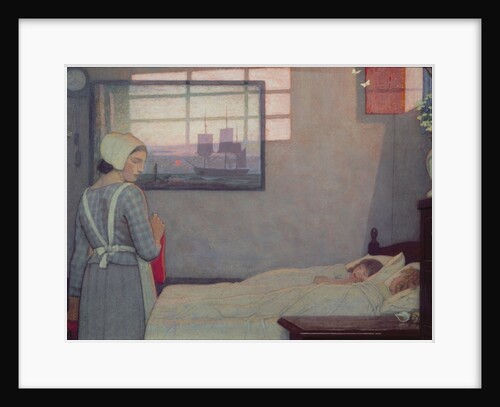 A Summer Evening, c.1925 by Frederick Cayley Robinson