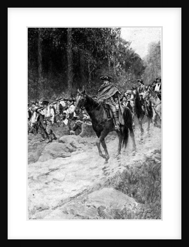 Washington's Retreat from Great Meadows by Howard (after) Pyle