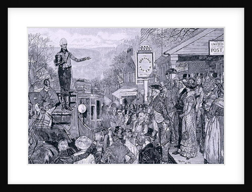 General Jackson, president-elect, on his way to Washington by Howard Pyle