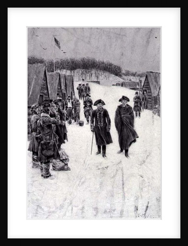 Washington and Steuben at Valley Forge by Howard Pyle