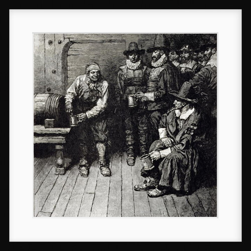 The Master Caused us to have some Beere, from Harper's Magazine, 1883 by Howard Pyle