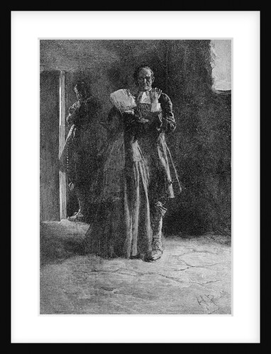 Giles Corey in Prison by Howard Pyle