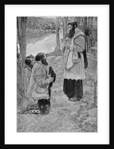 Father Hennepin Celebrating Mass by Howard (after) Pyle