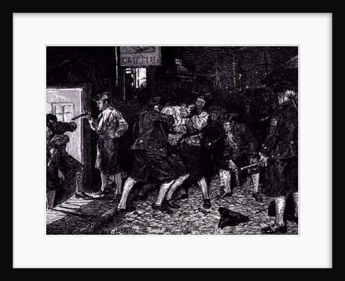The Press Gang in New York by Howard (after) Pyle