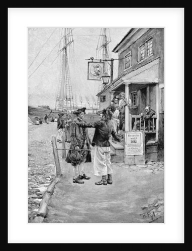 Brownejohn's Wharf, New York by Howard Pyle