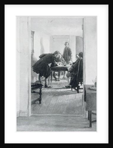 In the Old Raleigh Tavern by Howard Pyle