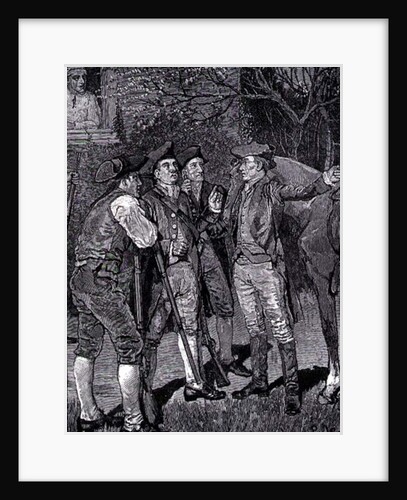 Paul Revere at Lexington, from Harper's Young People, 1889 by Howard Pyle
