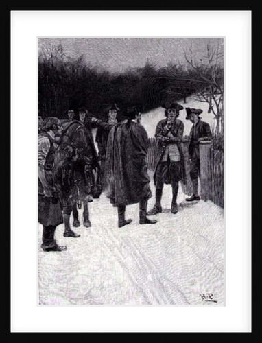 Paul Revere Bringing News to Sullivan by Howard Pyle