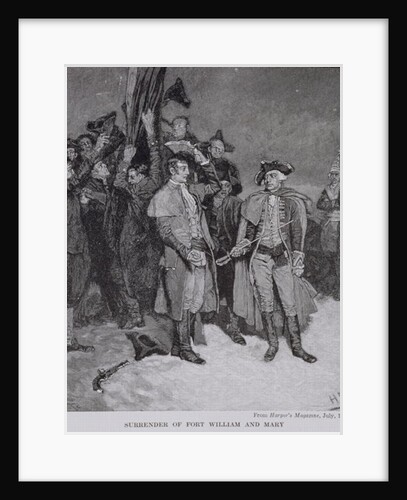 Surrender of Fort William and Mary by Howard Pyle