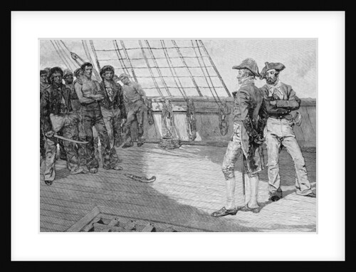 Impressment of American Seamen by Howard (after) Pyle