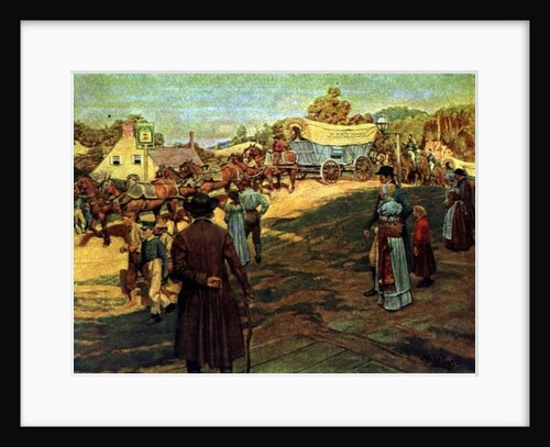 Carrying Powder to Perry at Lake Erie, 1911 by Howard (after) Pyle
