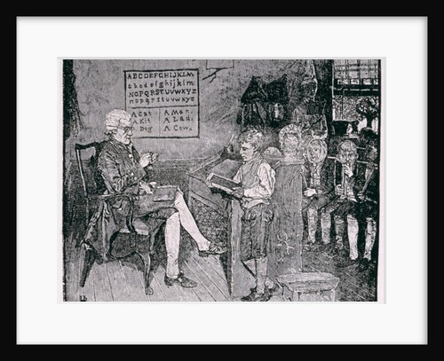 Old-Time School in Pennsylvania by Howard Pyle