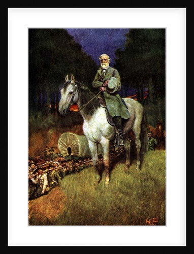 General Lee on his Famous Charger, 'Traveller' by Howard Pyle