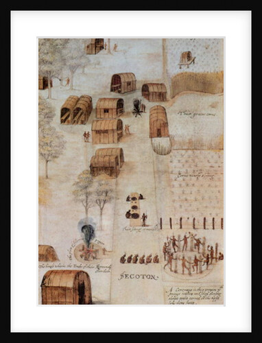 Indian Village of Secoton by John White