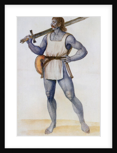 Ancient British Man by John (after) White