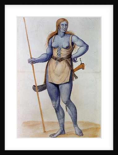 Ancient British Woman by John White