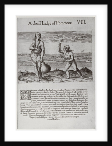 Indian Woman and Young Girl by John White