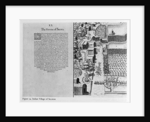 Indian Village of Secoton by John White