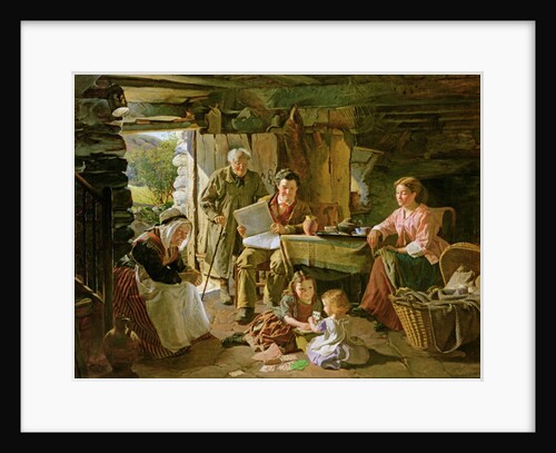 Cottage Interior, 1868 by William Henry Midwood