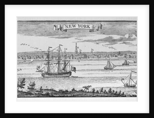 New York in 1732 by English School