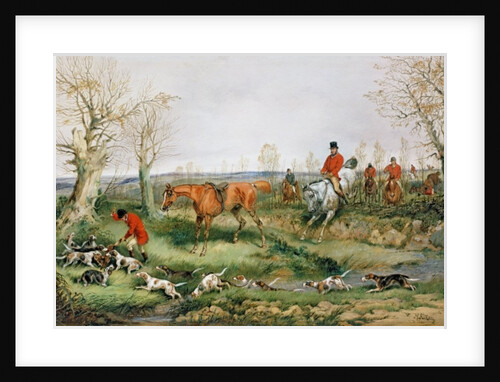 Hunting Scene by Henry Thomas Alken