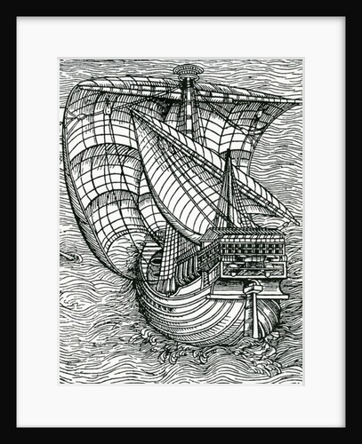 Ship of Columbus' Time by English School