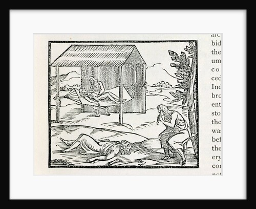 Curing the Sick, Natives of Hispaniola by English School