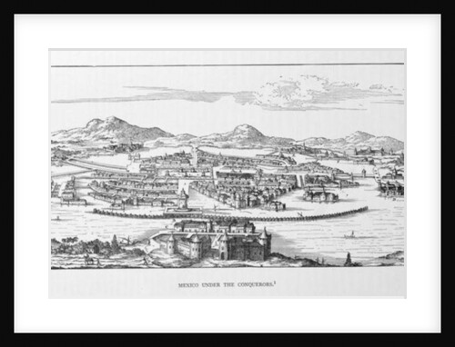 Mexico City Under the Conqueror by German School