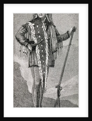Portrait of Meriwether Lewis engraved by Stuckland, published in the Analectic Magazine, 1815 by American School
