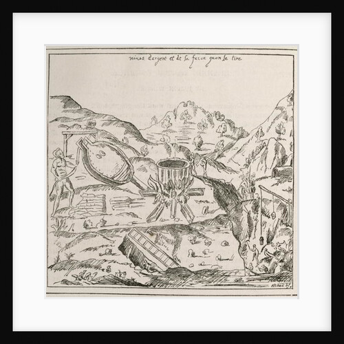 A Silver Mine by English School