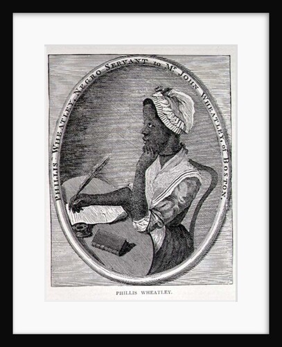 Portrait of Phillis Wheatley by American School
