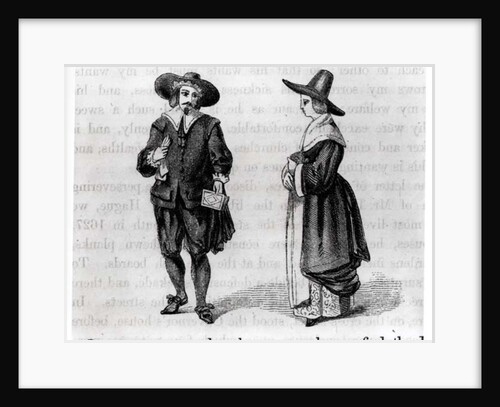 Costume of the Pilgrims by American School