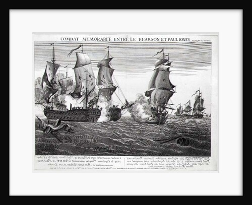 The Memorable Combat Between Captain Pearson, the Commander of 'The Serapis' and John Paul Jones, Commander of 'Le Bonhomme Richard', 22nd September 1779 by Richard (after) Paton
