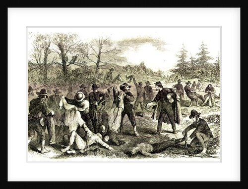 Scenes in the War: Rebel Soldiers after Battle 'Peeling' the Fallen Union Soldiers by American School