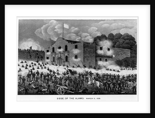 The Siege of the Alamo, 6th March 1836 by American School