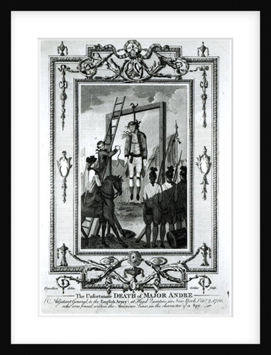 The Unfortunate Death of Major Andre, Adjutant General to the English Army by Hamilton