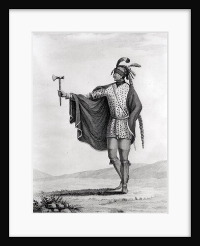 Indian of the Nation of Kaskaskia by French School