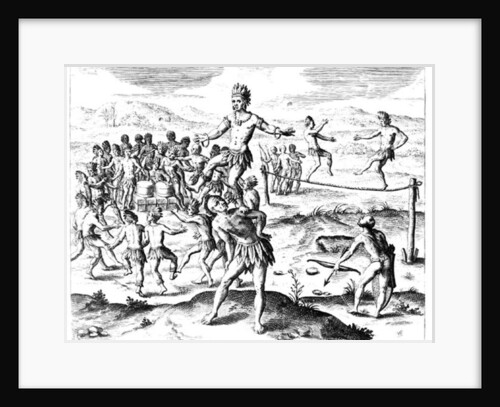 Various Indian Games by Jacques Le Moyne