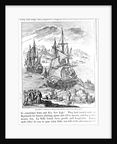 La Salle's Landing in Texas by American School