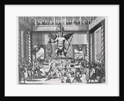 Mexican God Huitzilopochtli by Jacob van Meurs