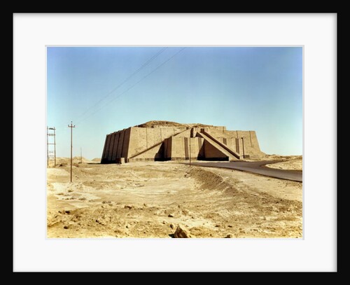 North-eastern facade of the ziggurat, c.2100 BC by Anonymous