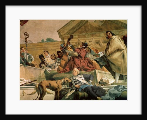 Europe, one of the Four Continents from the ceiling of the 'Treppenhaus', 1750-53 by Giovanni Battista Tiepolo