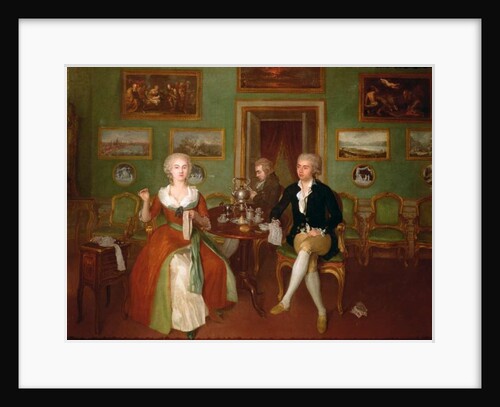 View of a drawing room, c.1780 by Philip Reinagle