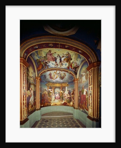 The Nativity, flanked by St. Mary Magdalene and St. John the Evangelist, c.1842 by Jakob Goetzenberger