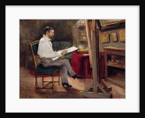 The Artist Morot in his Studio, c.1874 by Gustave Caillebotte